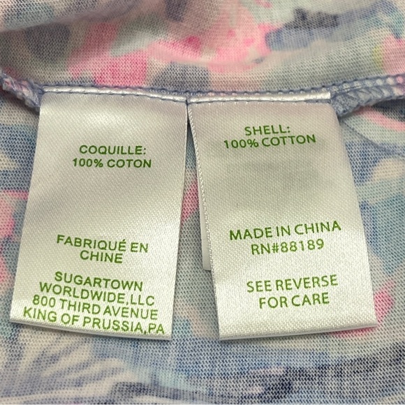 Lilly Pulitzer Davie Pink & Blue Dress Size Small - Picture 7 of 9